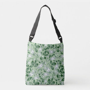 Green leaves crossbody bag