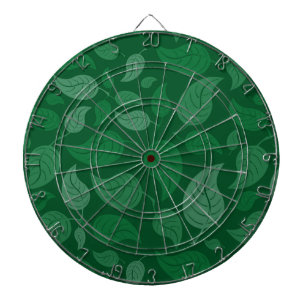 Green leaves dartboard