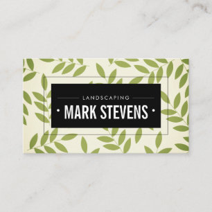 Green Leaves / Landscaping Business Card