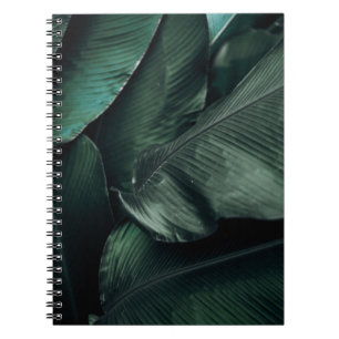 GREEN LEAVES MACRO PHOTOGRAPHY NOTEBOOK
