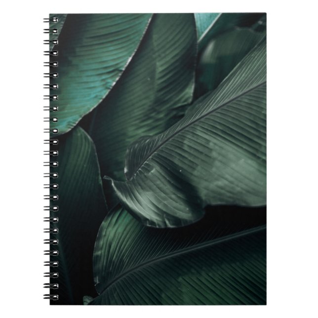 GREEN LEAVES MACRO PHOTOGRAPHY NOTEBOOK (Front)