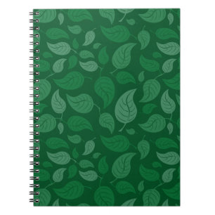 Green leaves notebook