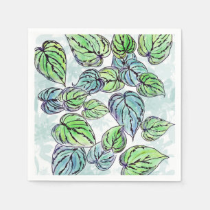 Green Leaves Paper Napkin