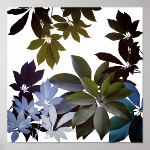 Green Leaves Print, Value Poster Paper