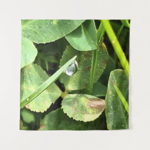 Green Leaves Romania - Botanical Foliage Wall Art Tapestry