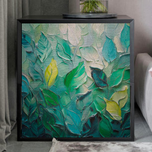 Green Leaves Textured Decoupage Tissue Paper