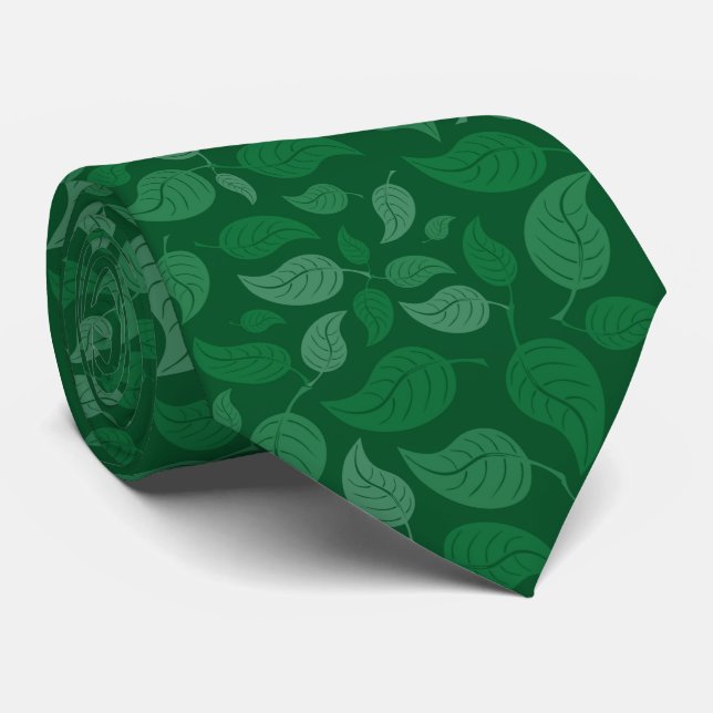 Green leaves tie (Rolled)