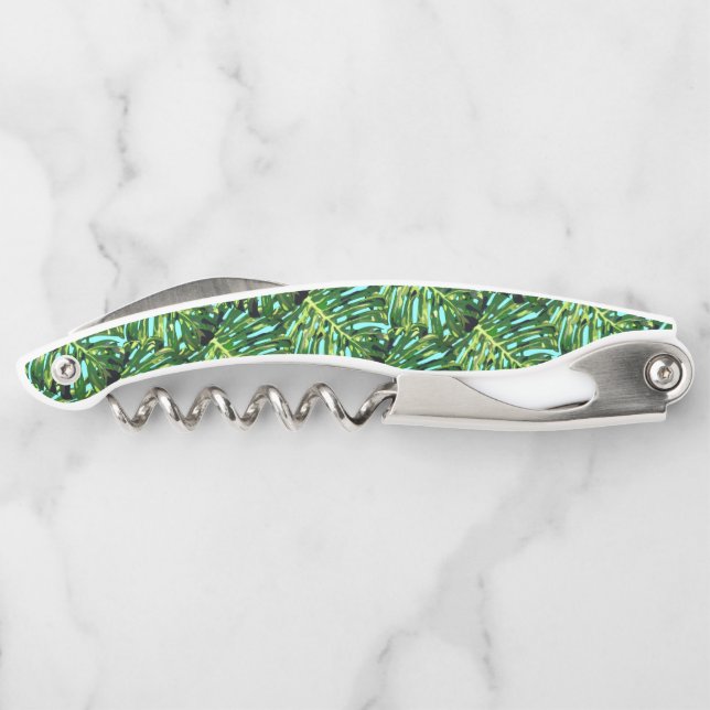 Green Leaves Waiter's Corkscrew (Back)