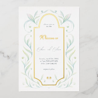 Green Leaves Wedding