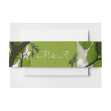 Green Leaves Wedding Belly Band