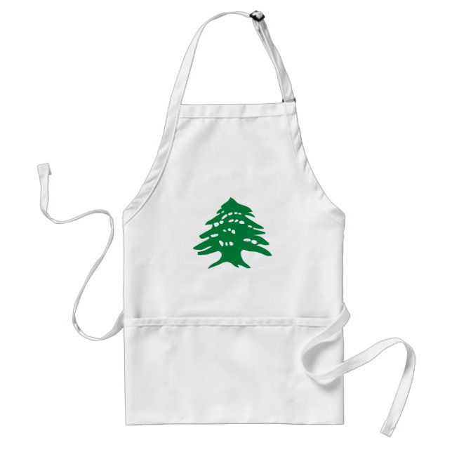 Green Lebanon Cedar Standard Apron (Front)