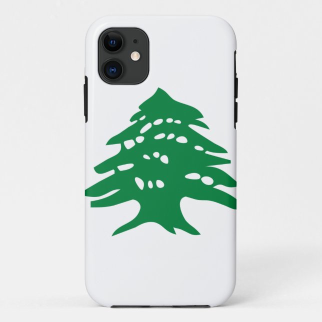 Green Lebanon Cedar Tree Case-Mate iPhone Case (Back)