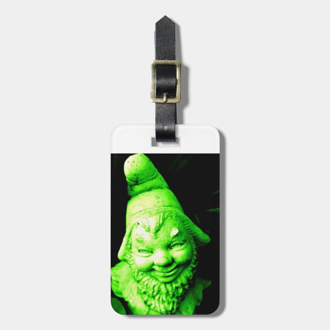 Green leprechaun tag (Front Vertical)