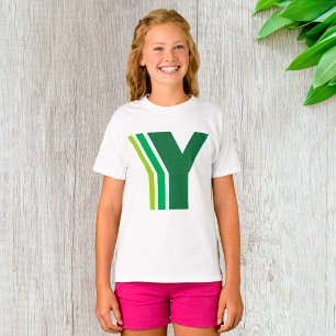 Green Letter Y T-Shirt