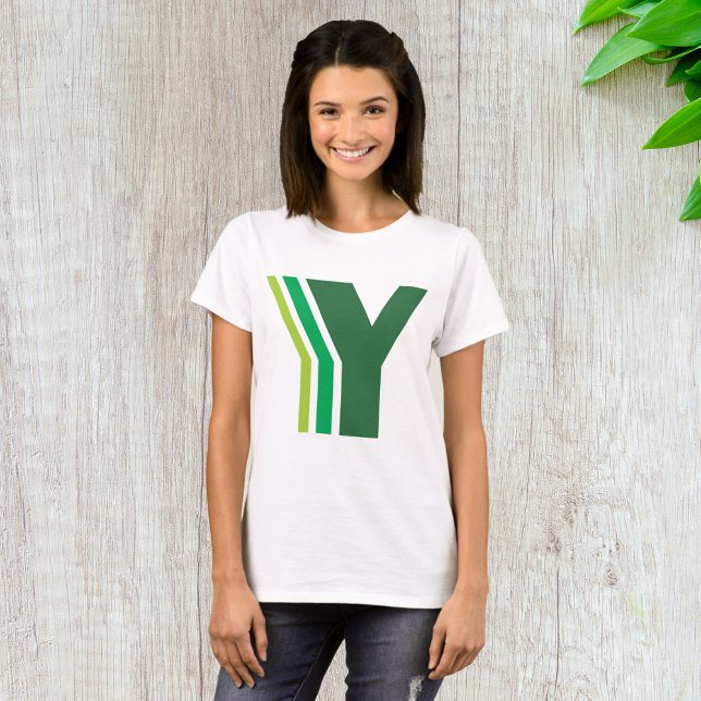 Green Letter Y T-Shirt (Creator Uploaded)