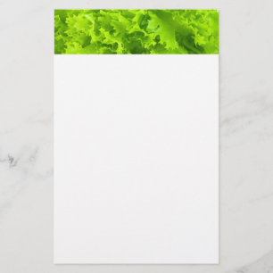 Green lettuce stationery
