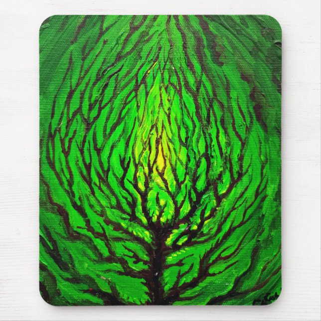 Green life mouse pad (Front)