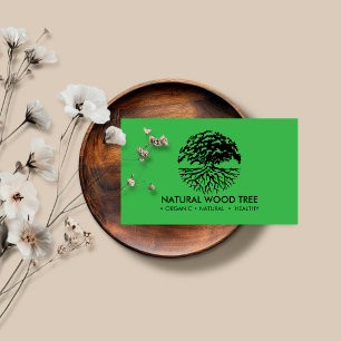 Green Life of tree Business Card