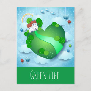 Green Life Postcard