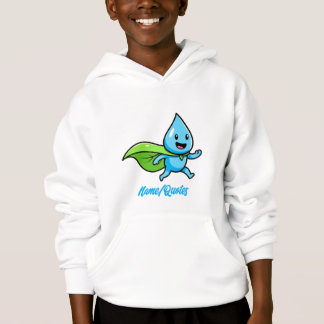 Green Lifestyle Water Drop Character