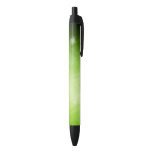 Green light design in hi-tech style black ink pen