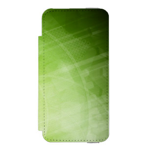 Green light design in hi-tech style incipio watson™ iPhone 5 wallet case