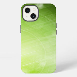 Green light design in hi-tech style iPhone 13 case