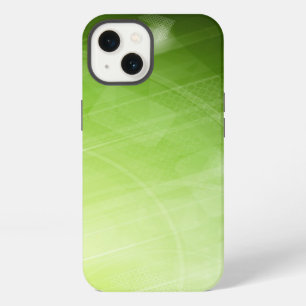 Green light design in hi-tech style iPhone 13 case