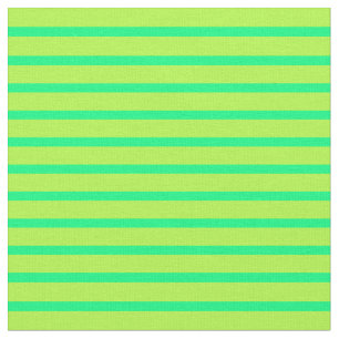 Green & Light Green Lines/Stripes Pattern Fabric
