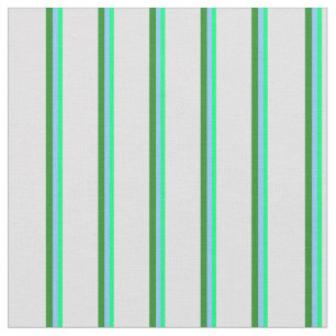 Green, Light Sky Blue, Forest Green & Lavender Fabric
