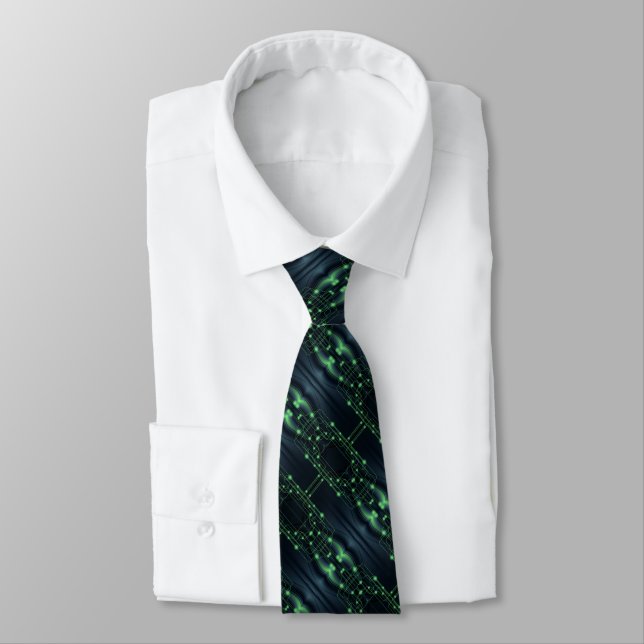 Green Light Technology Tie (Tied)