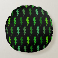 Green Lightning Bolt Electric Storm Thunder