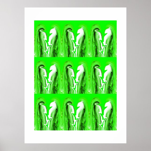 Green lightning poster (Front)