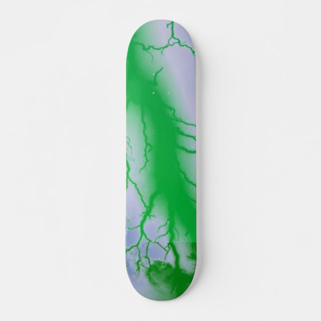 Green Lightning Skateboard (Front)