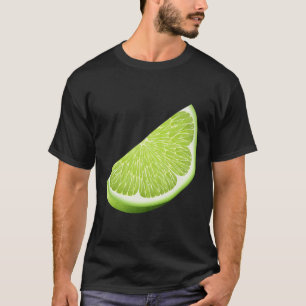Green Lime Halloween Costume Group Funny Lime Slic T-Shirt