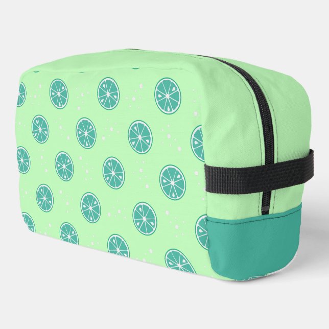 Green Lime Toiletry Bag (Left Corner)