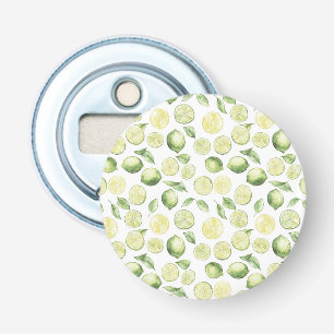 Green Limes Leaves Fruit Bottle Opener