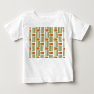 Green Lines and Boxes  Baby T-Shirt