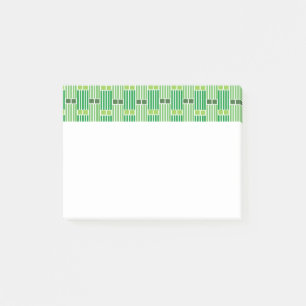 Green Lines and Boxes  Post-it Notes