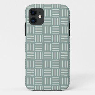 Green Lines Squared Case-Mate iPhone Case