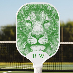 Green Lion illustrated Pickleball Paddle
