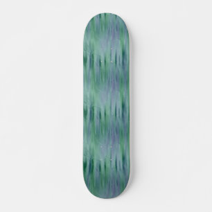 Green Liquid Metallic Effect Skateboard