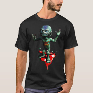 Green Little Alien T-Shirt