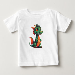 green little dragon  baby T-Shirt