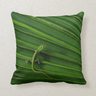Green Lizard American Mojo Pillow