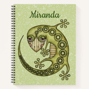 Green Lizard Notebook