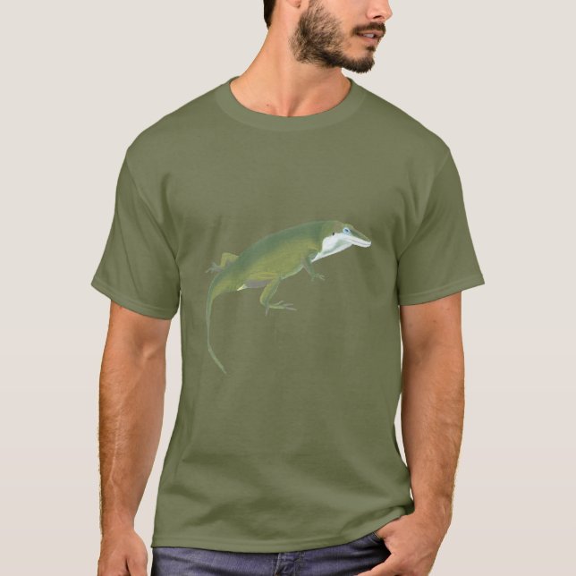 Green Lizard Painting, Choose Your Colour Shirts (Front)