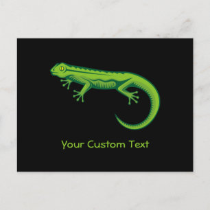 Green Lizard Postcard