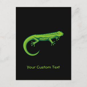 Green Lizard Postcard