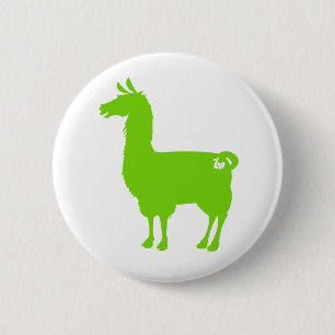 Green Llama Button